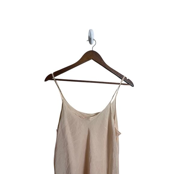 CP Shades Faye Slip Dress Cotton Silk in Peach  Lighweight Womans Medium - Picture 9 of 9